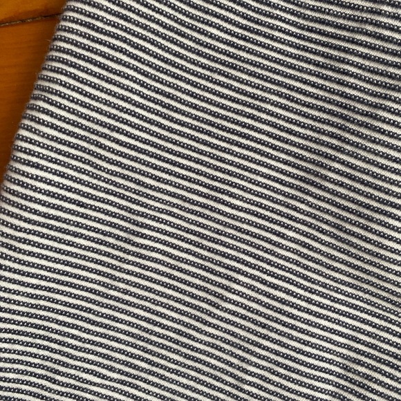 Topshop Midi Pencil Skirt - Navy Stripe - US 6 - Picture 2 of 3